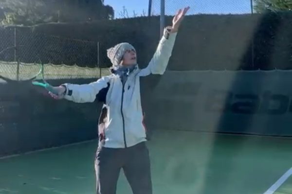 A fish out of water and onto a court