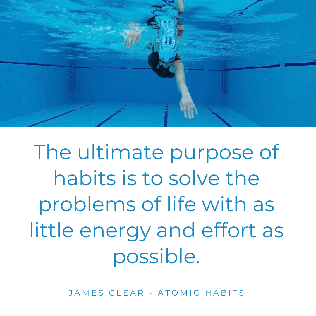 The ultimate purpose of habits is to solve the problems of life with as little energy and effort as possible.’.zip - 1